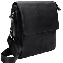 Чоловіча сумка планшет Borsa Leather чорний (1t8871-black): Стать жіночий