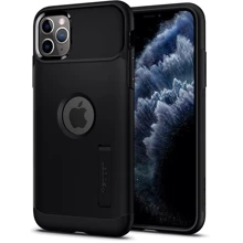 Чехол для iPhone Spigen Slim Armor Black (077CS27099) for iPhone 11 Pro: Цвет черный