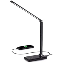 Офісна настільна лампа ANTEY LED 5W 2700-6400K 5V USB з бездротовою зарядкою (QM019): Тип Настольные лампы
