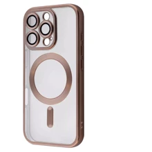 Чехол для iPhone TPU Case Metal Matte Case with Magnetic Ring Desert Titanium for iPhone 16 Pro Max: Цвет бронзовый