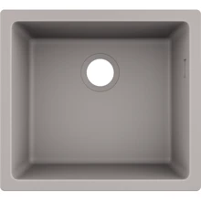 Hansgrohe S51 S510-U450 43431380 - серый бетон: Форма Прямоугольная