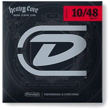 Струна для гитар Струны DUNLOP DHCN1048 HEAVY CORE ELECTRIC GUITAR STRINGS (10-48): Тип Комплект струн