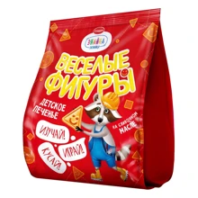Слодыч Печенье Знайка Веселые фигуры, 150г (4810064020724): Тип Печенье