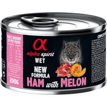 Влажный корм Alpha Spirit для взрослых котов Ham With Melon с ветчиной свининой и дыней 200 г (as310660): Тип Влажный корм