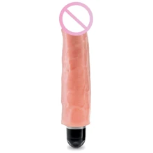 Вібромасажер King Cock 7 Vibr Stiffy Flesh 21.6x4.4 см: Для кого Для жінок