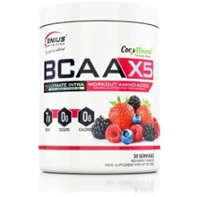 Аминокислота для спорта Genius Nutrition BCAA-X5 360 g / 30 servings / Red energy: Вкус Ягодный