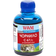 Чернила WWM Canon IPF-107 200г Cyan IPF-107С (C67/C): Цвет Cyan