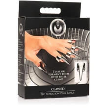 Набір каблучок з пазурами Master Series Five-Piece Sensation Claw Rings - Silver: Для кого унісекс
