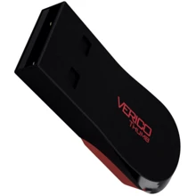 USB-флешка Verico 16GB Thumb Black/Red (1UDOV-P1BDG3-NN): Стандарт USB USB 2.0