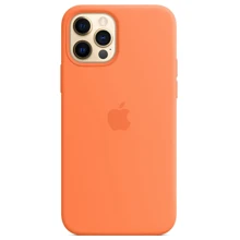 Чехол для iPhone TPU Silicone Case Kumquat for iPhone 12 Pro Max: Цвет оранжевый