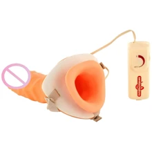 Полый страпон с вибрацией Strap-On Vibrating Extender, 17x5 см: Для кого Для мужчин