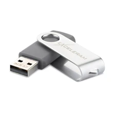 USB-флешка eXceleram 32GB P1 Series USB 2.0 Silver/Grey (EXP1U2SIG32): Стандарт USB USB 2.0