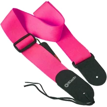 Гитарный ремень DIMARZIO DD3100N NYLON W/LEATHER ENDS (NEON PINK): Производитель DIMARZIO