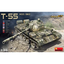 Сборная модель MiniArt Советский средний танк Т-55 образца 1963 г. с интерьером (MA37018): Производитель MiniArt