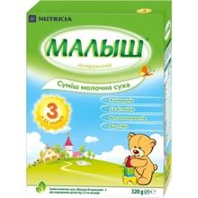 Малюк Істринський молочна суміш 320гр №3 НОВ: Тип Суміші молочні