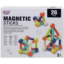 Конструктор магнитный Bei En Zhi MAGNETIC STICKS 26 деталей (BEZ-004): Количество деталей, шт. 26