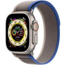 Apple Watch Ultra GPS + Cellular 49mm Titanium Case with Blue/Gray Trail Loop - S/M (MNHL3) Approved Витринный образец: Производитель Apple