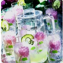Набор для напитков Luminarc Hortensia Rose D8522 (7 пр.): undefined undefined