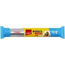 Фольга для пищевых продуктов Chisto алюминиевая 10+1м крепкая (4823098407959): undefined undefined