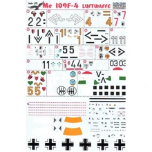 Декаль Print Scale для истребителя Me 109 F4 PRS72-049: Производитель Print Scale
