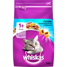 Сухой корм для взрослых кошек Whiskas с тунцом 950г (5900951258534): Тип Сухой корм