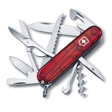Мультитул Victorinox Huntsman 91мм/15предметов/красный-прозрачный (1.3713.T): Тип мультитул (многофункциональный инструмент)