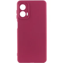 Чехол для телефонов TPU Case Getman Liquid Silk Full Camera Marsala for Motorola Moto G24: Совместимость Motorola Moto G24