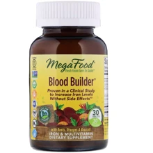MegaFood Blood Builder Очищение крови 30 таблеток: Форма выпуска Таблетки