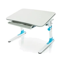 Стол Mealux Dakar Blue (арт.BD-90 BL) - столешница береза / цвет пластика голубой: Тип Парта