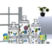 Емкость для хранения Набор банок Luminarc AIME SPLASH H9974 (3пр., 0.5, 0,75, 1л): undefined undefined