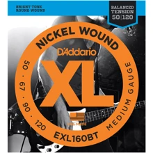 Струна для гитар Струны D`ADDARIO EXL160BT XL BALANCED TENSION BASS MEDIUM 50-120: Тип Комплект струн