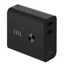 Зарядний пристрій Xiaomi ZMI USB Wall Charger 2xUSB 3A + Power Bank 5200mAh Black (APB01A): Особливості вбудований акумулятор (PowerBank)