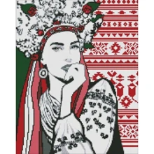 Алмазная мозаика Идейка Очаровательная украинка ©upillustration 40х50см (AMO7371): Производитель Идейка