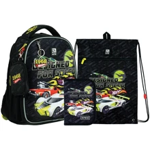 Набір Kite 555S Hot Wheels рюкзак + пенал + сумка для взуття (SET_HW24-555S): Виробник KITE