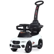 Каталка-толокар электромобиль 2 в 1 Bambi Racer белый (M 4855LR-1): Вид автомобиль