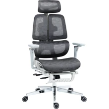 Кресло GT Racer B-2450 White/Gray: Тип для персонала