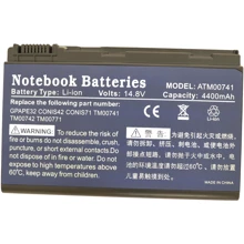 Батарея для ноутбука Acer TM00742 Extensa 5210 14.8V Black 4400mAh OEM (2902): Совместимость Acer Extensa 5210