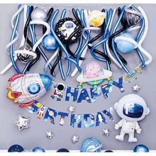 Украшение помещений Фотозона из воздушных шаров T-8708 Happy birthday Космос: undefined undefined