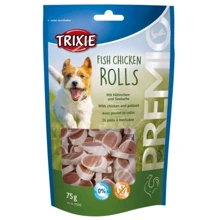 Лакомство для собак Trixie Premio Chicken and Pollock Rolls роллы с курицей и лососем 75 г (4011905315355): Производитель Trixie