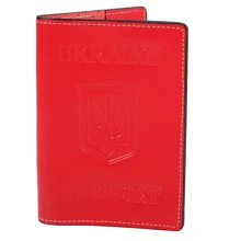 Обложка для документов DNK Leather красная (DNK-Passport-Kcol-H): Пол Унисекс