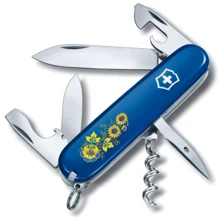 Мультитул Victorinox Spartan Ukraine 91мм/12 функций/синий /Цветы (1.3603.2_T1050u): Тип мини-мультитул