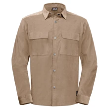 Рубашка Jack Wolfskin Nature Shirt M 1403571-5020 54 бежевая с длинным рукавом: Длина рукава Длинный