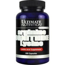 Аминокислота для спорта Ultimate Nutrition Arginine Ornithine Lysine 100 caps: Вкус Без вкуса