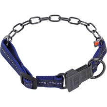 Ошейник для собак Sprenger Adjustable Collar with Assembly Chain среднее звено синий вороненая сталь 3 мм 55-60 см (51148): Производитель Sprenger