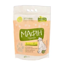 Наполнитель Мафин бентонитовый мелкий 4.5л (МАФИН Мелк): Вид Глиняный
