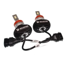Лампы светодиодные Baxster S1 gen2 H11 5000K (2 шт): Головной свет Дальний свет, Ближний свет