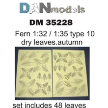 Листья папоротника DAN models Желтые, набор №10 (DAN35228): Производитель DAN models