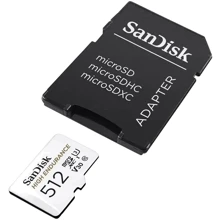 Карта памяти SanDisk 512GB microSDXC Class 10 UHS-I U3 V30 High Endurance + adapter (SDSQQNR-512G-GN6IA): Тип карты MicroSDXC