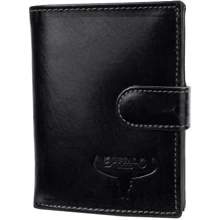 Мужской кошелек Buffalo Wild черный (N4L-CVTB BLACK): Пол Мужской