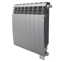 Радіатор із нижнім підключенням Royal Thermo BiLiner 500/Silver Satin VR - 8 секцій: Тип радіатора Секционный